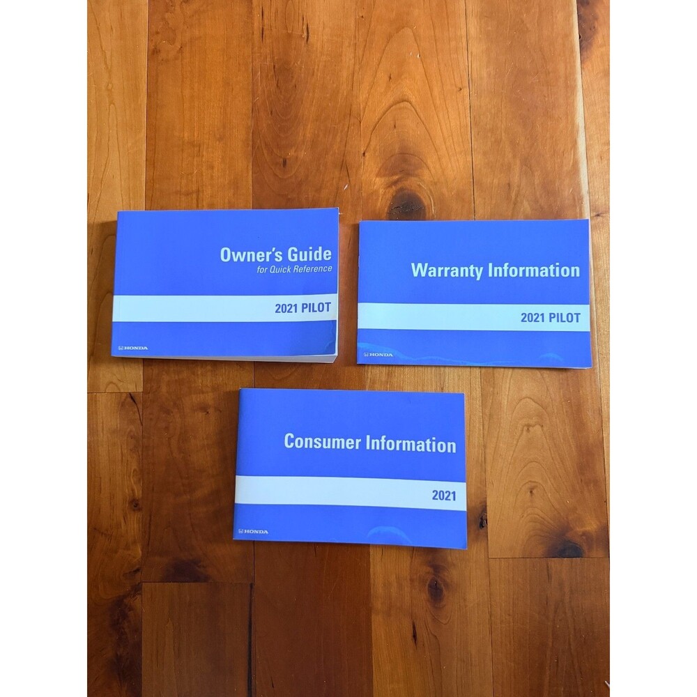 2021 Honda Pilot Owner's Manual LX EX EX-L SE Touring Warranty & Consumer Info